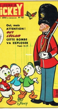 Le Journal de Mickey 0752 - Hachette 1966 - French
