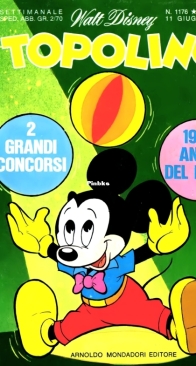 Topolino 1176 - Mondadori 1978 - Italian
