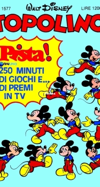 Topolino 1577 - Mondadori 1986 - Italian