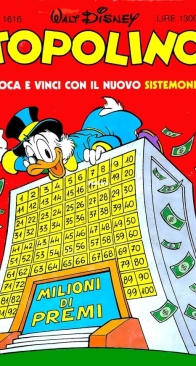 Topolino 1616 - Mondadori 1986 - Italian