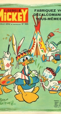 Le Journal de Mickey 1005 - Hachette 1971 - French
