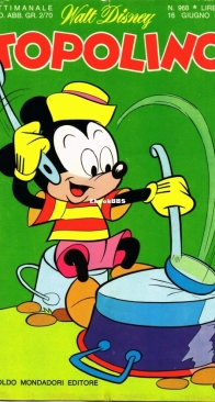 Topolino 0968 - Mondadori 1974 - Italian