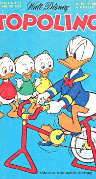 Topolino 0801 - Mondadori 1971 - Italian