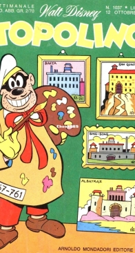 Topolino 1037 - Mondadori 1975 - Italian