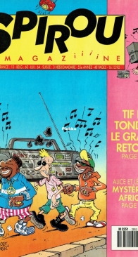 Le Journal de Spirou 2853 - Dupuis 1992 - French