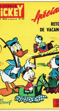 Le Journal de Mickey 0749 - Hachette 1966 - French