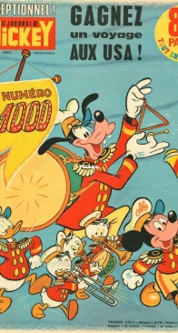 Le Journal de Mickey 1000 - Hachette 1971 - French