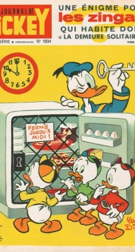 Le Journal de Mickey 1034 - Hachette 1972 - French