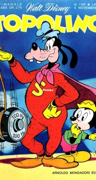 Topolino 1197 - Mondadori 1978 - Italian