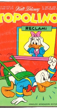 Topolino 1087 - Mondadori 1976 - Italian