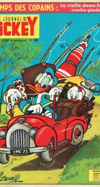 Le Journal de Mickey 0580 - Hachette 1963 - French