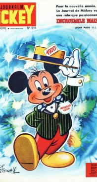 Le Journal de Mickey 0916 - Hachette 1970 - French