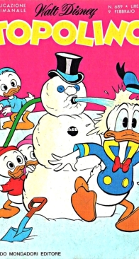 Topolino 0689 - Mondadori 1969 - Italian