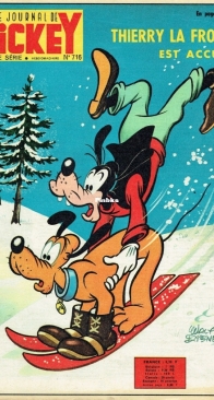 Le Journal de Mickey 0716 - Hachette 1966 - French