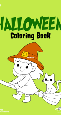 Halloween  - Coloring Book - Monkey Pen - English
