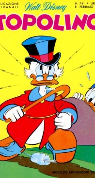 Topolino 0741 - Mondadori 1970 - Italian