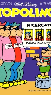 Topolino 1083 - Mondadori 1976 - Italian