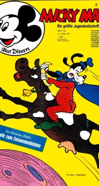 Micky Maus 1971 - 24 - Ehapa - German