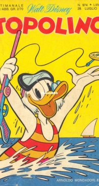 Topolino 0974 - Mondadori 1974 - Italian