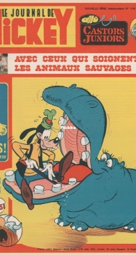 Le Journal de Mickey 1170 - Hachette 1974 - French