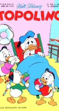 Topolino 0768 - Mondadori 1970 - Italian