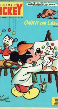 Le Journal de Mickey 0807 - Hachette 1967 - French