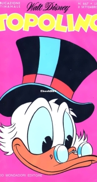 Topolino 0667 - Mondadori 1968 - Italian