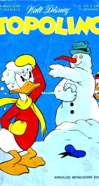 Topolino 0737 - Mondadori 1970 - Italian
