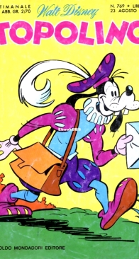 Topolino 0769 - Mondadori 1970 - Italian