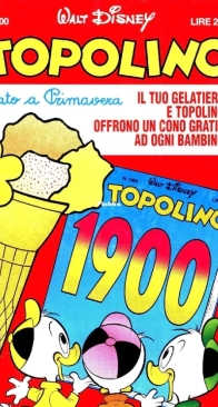Topolino 1900 - Mondadori 1992 - Italian