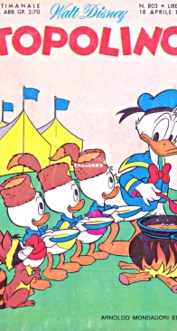 Topolino 0803 - Mondadori 1971 - Italian