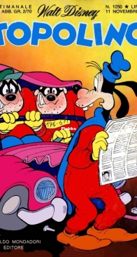 Topolino 1250 - Mondadori 1979 - Italian
