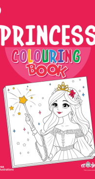 Princess - Colouring Book - Monkey Pen -  English