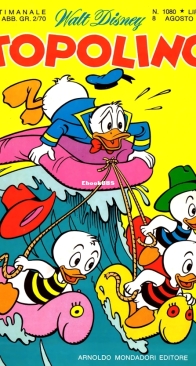 Topolino 1080 - Mondadori 1976 - Italian
